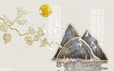 File gốc File gốc in tranh tổng hợp Q10251 (in mica) cắt laser