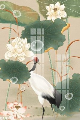 File gốc File gốc in tranh tổng hợp Q10272 (in lụa) họa tiết 3D