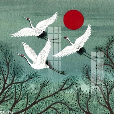 File in trần File gốc in tranh tổng hợp Q10327 (bản gốc) phong cảnh