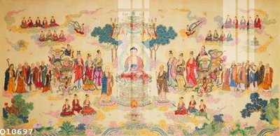 Download file gốc File gốc in tranh tổng hợp Q10697 (in lụa) cao cấp