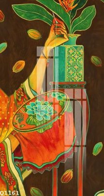 File in trần File gốc in tranh tổng hợp Q1161 (file gốc) hoa văn 3D