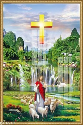 File gốc File gốc in tranh tổng hợp Q11618 (in lụa) trang trí tường