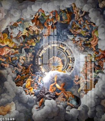 File in trần File gốc in tranh tổng hợp Q11649 (bản gốc) phong cảnh