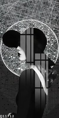 File tranh File gốc in tranh tổng hợp Q11712 (gốc) phong cách tối giản