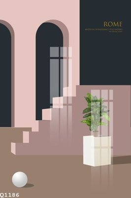 File PSD File gốc in tranh tổng hợp Q1186 (gốc) tách lớp chi tiết