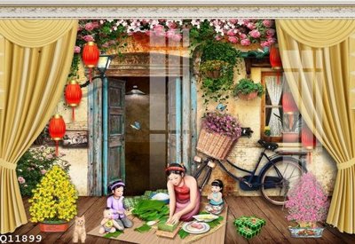 File PSD File gốc in tranh tổng hợp Q11899 (bản gốc) độ phân giải cao