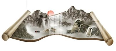 File tranh in trần 3D File gốc in tranh tổng hợp Q11905 (ảnh gốc)