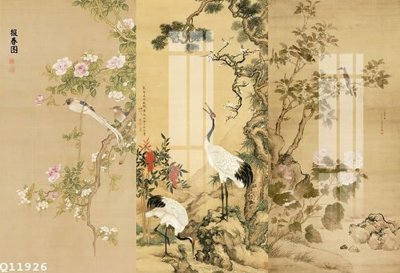 File tranh gốc in trần nhà File gốc in tranh tổng hợp Q11926 3D