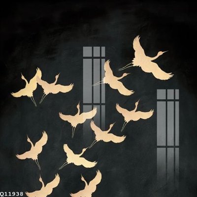 File tranh gốc in trần nhà File gốc in tranh tổng hợp Q11938 3D