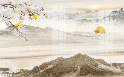 File tranh File gốc in tranh tổng hợp Q12103 (gốc) chủ đề thiên nhiên