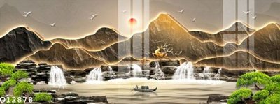 File PSD File gốc in tranh tổng hợp Q12878 (gốc) nhiều lớp (multi-layer)