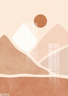 Ảnh gốc File gốc in tranh tổng hợp Q1296 (độ nét cao) in tráng gương