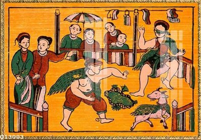 File in trần File gốc in tranh tổng hợp Q13003 (bản gốc) phong cảnh