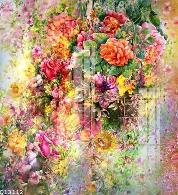 Ảnh gốc File gốc in tranh tổng hợp Q13112 (siêu chi tiết) để in ấn