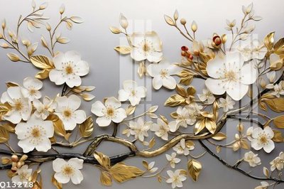 File in trần File gốc in tranh tổng hợp Q13278 (bản gốc) hoa văn