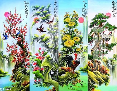 File in ấn File gốc in tranh tổng hợp Q1367 chuyên nghiệp