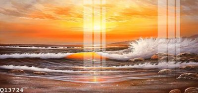 File in trần File gốc in tranh tổng hợp Q13724 (bản gốc) phong cảnh