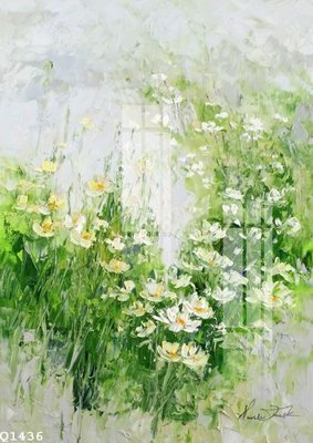 File in trần File gốc in tranh tổng hợp Q1436 (bản gốc 3D) sống động