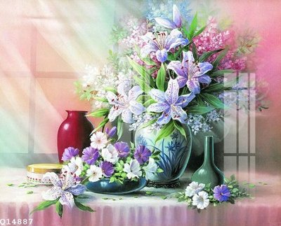 File gốc File gốc in tranh tổng hợp Q14887 (PSD/TIFF) độ phân giải cao