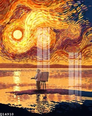 File gốc File gốc in tranh tổng hợp Q14910 (in tráng gương) sang trọng