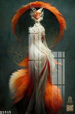 File gốc File gốc in tranh tổng hợp Q1515 (in lụa) họa tiết 3D