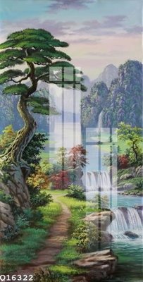 File gốc File gốc in tranh tổng hợp Q16322 (in lụa) hoa văn cổ điển