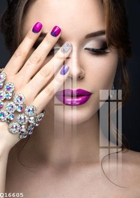 File tranh File gốc in tranh tổng hợp Q16605 (bản gốc) in lụa dán tường