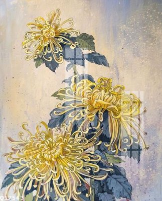 File gốc File gốc in tranh tổng hợp Q17563 (in lụa) họa tiết 3D