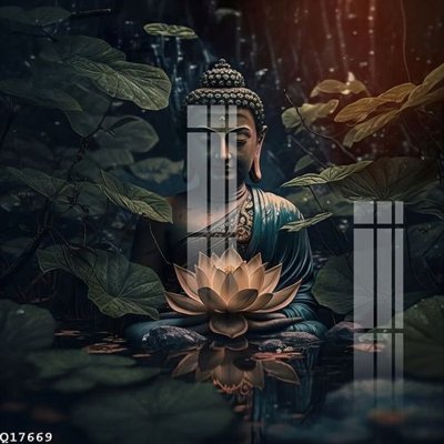 File gốc File gốc in tranh tổng hợp Q17669 (in lụa) tranh mã đáo