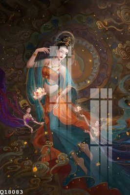 Mua file tranh gốc File gốc in tranh tổng hợp Q18083 tại Filetranh.com