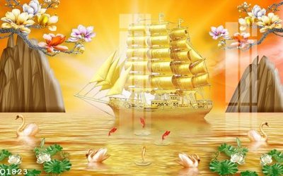 File tranh File gốc in tranh tổng hợp Q1823 (gốc) chủ đề thiên nhiên