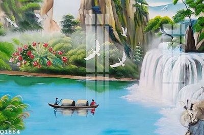 File gốc File gốc in tranh tổng hợp Q1884 (in ấn) màu sắc trung thực