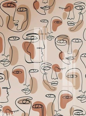 File in trần File gốc in tranh tổng hợp Q1894 (bản gốc) mây trời