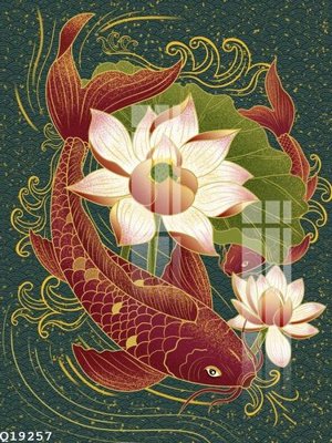 File tranh File gốc in tranh tổng hợp Q19257 (ảnh gốc) in trần 3D