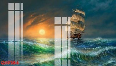 File gốc File gốc in tranh tổng hợp Q19384 (in lụa) tranh thuận buồm