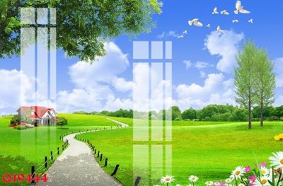 File gốc File gốc in tranh tổng hợp Q19444 (in lụa) tranh phong thủy