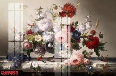 File tranh File gốc in tranh tổng hợp Q19855 (ảnh gốc) in trần 3D