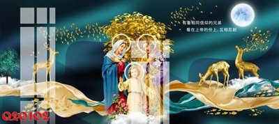 File in trần File gốc in tranh tổng hợp Q20102 (bản gốc) phong cảnh