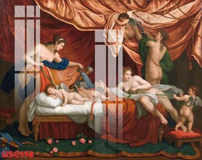 File tranh gốc in trần nhà File gốc in tranh tổng hợp Q20158 3D