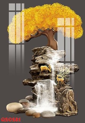 File in lụa File gốc in tranh tổng hợp Q20281 (phong cảnh) File gốc in tranh tổng hợp Q20281