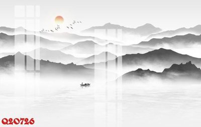 File tranh gốc File gốc in tranh tổng hợp Q20726 (bản quyền) file PSD