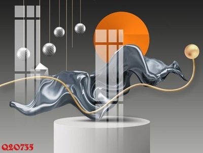 File gốc File gốc in tranh tổng hợp Q20735 (in lụa) chi tiết cao