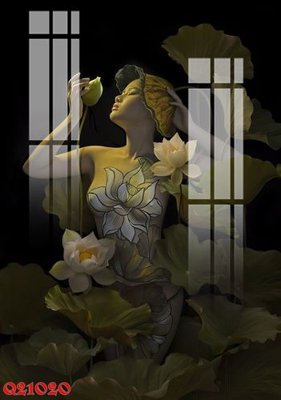 File gốc File gốc in tranh tổng hợp Q21020 (ảnh chi tiết) để in trần