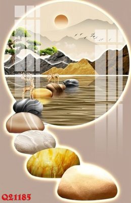 File gốc File gốc in tranh tổng hợp Q21185 (in lụa) tranh thuận buồm