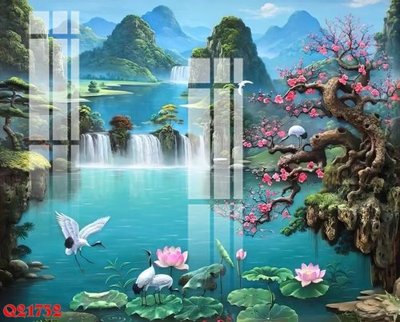 File PSD File gốc in tranh tổng hợp Q21732 (chất lượng in ấn)