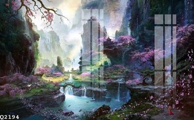 File gốc File gốc in tranh tổng hợp Q2194 (in tráng gương) nghệ thuật