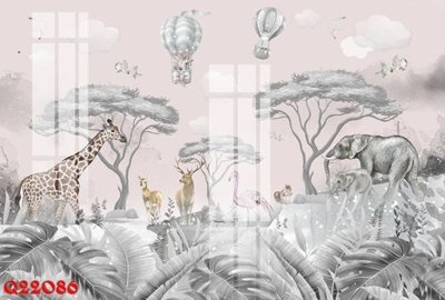 File in trần File gốc in tranh tổng hợp Q22086 (bản gốc) mây trời