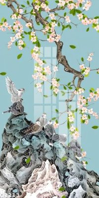 Ảnh gốc File gốc in tranh tổng hợp Q2213 (nét căng) in mica