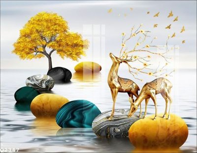 Tải file File gốc in tranh tổng hợp Q2347 (gốc) chủ đề phong thủy