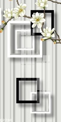 File in trần File gốc in tranh tổng hợp Q2790 (bản gốc) phong cảnh